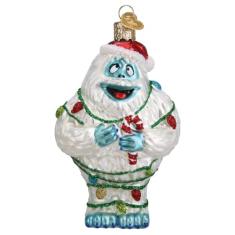 Old World Christmas Enfeite soprado de vidro para árvore de Natal