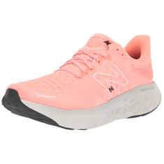 New Balance Fresh Foam X 1080 V12 Tênis de corrida feminino, Toranja/Rosa Lavado/Quartzo Cinza, 34