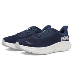 HOKA ONE ONE Tênis masculino Arahi 7, Espaço sideral/branco, 9 Wide
