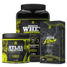 Kit Whey Concentrado + Creatina 150g + Zeus Extreme-Unissex