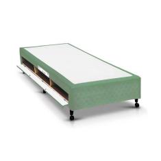Cama Box Closet Solteiro  Poli Tecido Green (88x188x27) - Castor