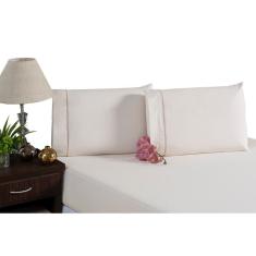 LENÇOL CASAL 3 Pç. 100% ALGODÃO PERCAL 200 FIOS PONTO PALITO