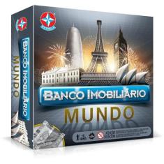 Jogo de Tabuleiro Banco Imobiliario Mundo - Estrela