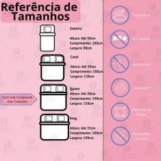 Jogo de Lençol Queen 3 Peças Com Viés e Elástico 100% Algodão - BonaCa