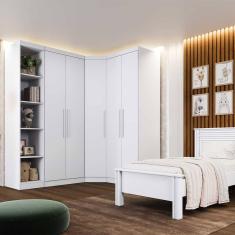 Guarda Roupa Modulado Safira 5 Portas em MDF Clic Móveis