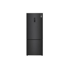 Geladeira Smart LG Frost Free Inverter 451L Inverse Cor Black Inox (GC-B569NQL) - 220V