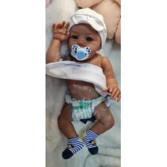 Bebe reborn  silicone  pode dar banho    