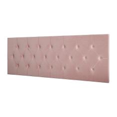 Cabeceira Estofada Cama Box Casal Queen 1,60 Decoração Quarto Paris com Captonê Suede - Rose - Lojas RPM