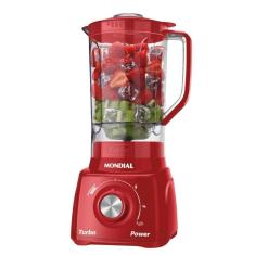 Liquidificador Mondial Turbo Power L99fr 550w 2,2L Verm 110V
