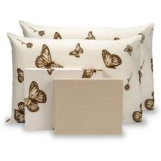 Jogo De Lençol King 4 Peças Estampado Percal 180 Fios - Rafaloro Enxov