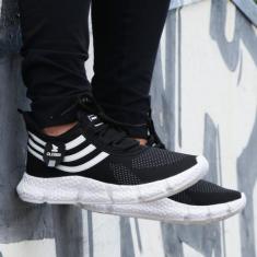 Tênis B-Max Maxima Qualidade Corrida e Academia - Oldsen, Preto branco