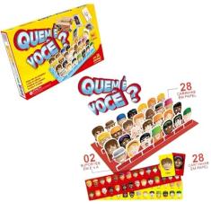 Genérico Quem é Você? Jogo de Tabuleiro Educativo para 2 Jogadores, Idade Mínima 6 Anos