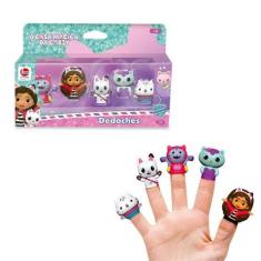 Dedoches Com 5 Personagens A Casa Mágica Da Gabby 5Cm Líder - Lider Br