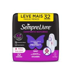 Sempre Livre Adapt Plus Noite e Dia Seca - Absorvente Externo Nortuno, 32un