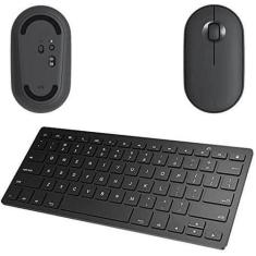 Mouse E Teclado Bluetooth Preto - Global Cases