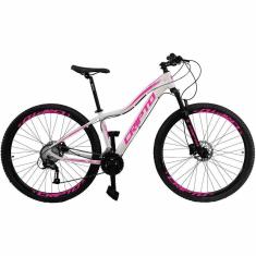 Bicicleta Aro 29 Cripto 21 Marchas Freios Disco e Suspensão-Feminino