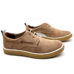 Tênis Masculino Couro Dia a Dia Casual Leve Conforto-Masculino