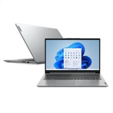 Notebook Lenovo IdeaPad 1i Celeron com Microsoft 365 Personal 4GB 128GB SSD Windows 11 15.6&quot; Câmera 720p com privacidade 82VX0001BR. LENOVO