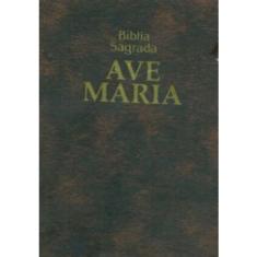 Livro - Bíblia zíper - bolso - marrom