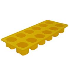 Importado UD69 Forma de Gelo de Silicone Maleável, Amarelo, 23 Cm