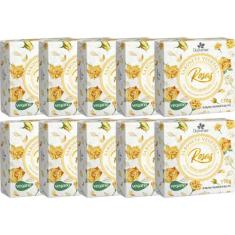 10UN Sabonete Vegetal Rosas Amarelas 170G Davene