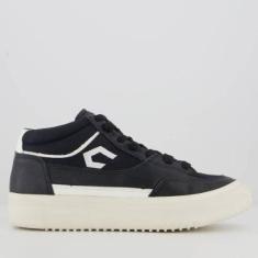 Tênis Cavalera Creeper 2.0 High Preto e Branco-Masculino