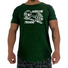 Camiseta Longline Manga Curta MXD Conceito Hardcore Training Halteres,