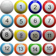 MerainMe 16 peças de bola de sinuca grande bola de futebol recreativo Snookball snook bola Snooker jogo de futebol de rua esporte enorme bilhar piscina futebol festa jogo bola inflável