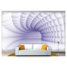 Papel De Parede Túnel Profundo Geométrico 3D At15 - Você Decora