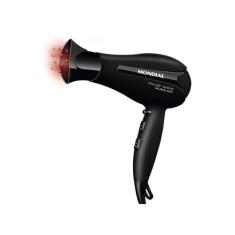 Secador de Cabelos Mondial Power Shine Black Íon SC-13, Preto, 110V