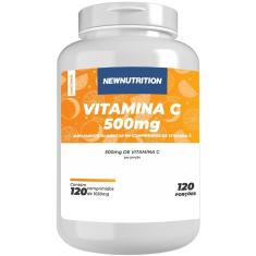 Vitamina C 500mg - 120 Comprimidos NewNutrition-Unissex