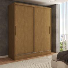 Guarda-Roupa Solteiro Swift 2 Portas 2 Gavetas Cinamomo - Panorama Móveis