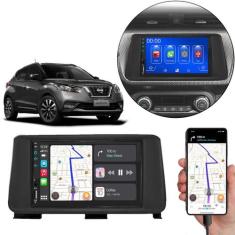 Kit Multimídia Mp5 Kicks 2016-2022 7 Pol Touch-screen Carplay + Câmera