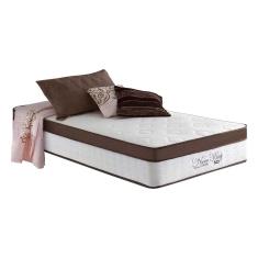Colchão Solteiro Molas Ensacadas MasterPocket New King Euro Pillow Brown (88x188x30) - Anjos