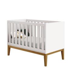 Berço Americano New Classic Branco Com Pés Madeira ? Reller