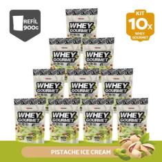 Kit 10X Whey Protein Gourmet 907g Refil - FN Forbis Nutrition, Único, 
