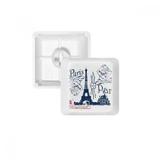 Kit de atualização para jogos com teclado mecânico PBT da Torre Eiffel França Paris