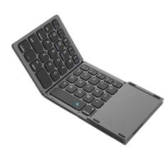 Teclado Dobrável Com Touchpad Bluetooth Ultra Slim Sem Fio