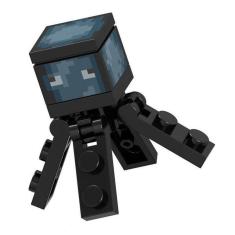 Boneco Minifigure Blocos De Montar Sleeve-Fish Minecraft