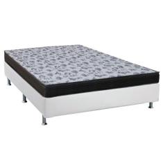 Cama Box Viúva: Colchão Espuma Ortobom D33/EP Anatômico Fort Tech ISO 