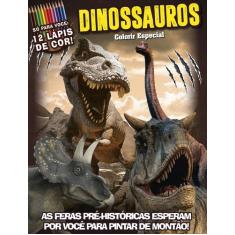 Livro - Dinossauros - Colorir especial