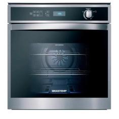 Forno a Gás de Embutir Brastemp com Convecção, 78L (liquidas) 84L (Bruto) de Capacidade - BOH84AR