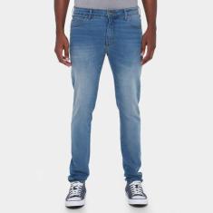 Calça Jeans Colcci Felipe Skinny Masculina, Azul, 42