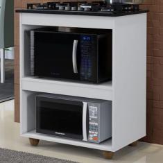 Armário de Cozinha para Cooktop Turim Branco - Kaiki Móveis, Branco