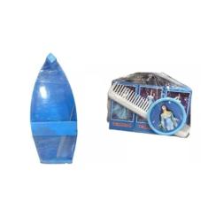 Barco De Iemanjá 60cm + kit Pente Espelho Perfume Sabonete