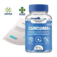 Curcuma Plus Easy 60caps Para Artrite Artrose E Reumatoide Com Colágeno E Vitamina D