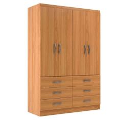 guarda-roupa solteiro treviso 4 pt 6 gv cinamomo