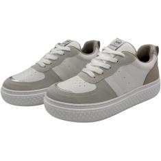 Tênis Via Marte Casual Flatform com Cadarço Feminino-Feminino