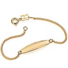 Pulseira  banhado ouro 3x 24k 18k e 22k masculina infantil para bebe r