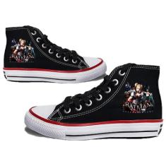Tenis cano longo modelo botinha casual coleção 2022 batmam arkham - DI